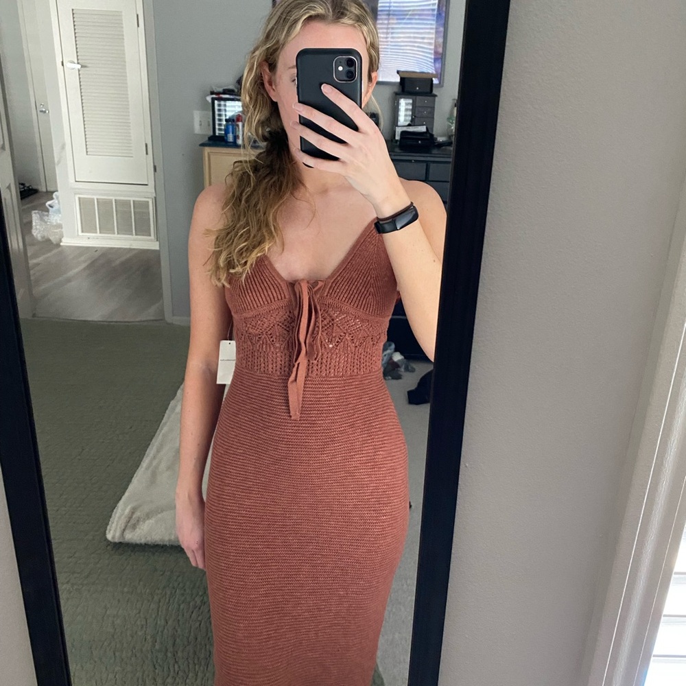 NWT Abercrombie Crochet Knit Dress